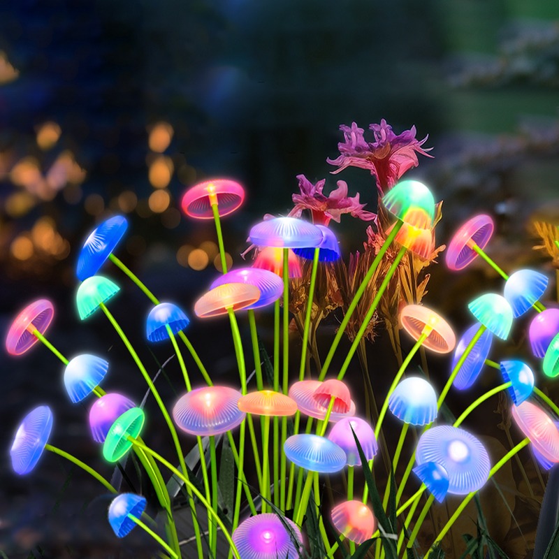 Outdoor Lighting Jellyfish - Bahçe Çim Süslemesi için Güneş Enerjili