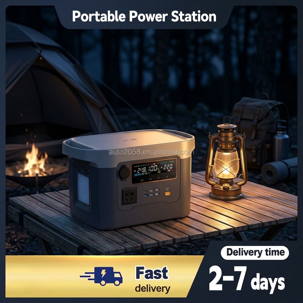 Outdoor Lighting Battery Powered - 600W 540Wh Taşınabilir Güç İstasyonu, Yüksek