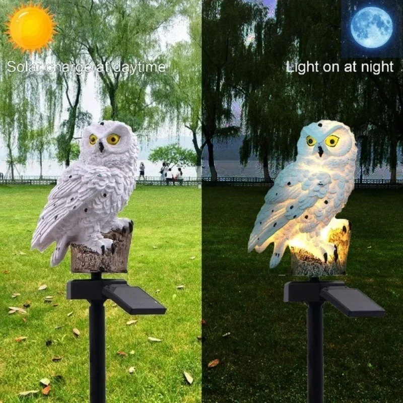 Outdoor Lighting Wire - Baykuş işıkları açık güneş enerjili çim