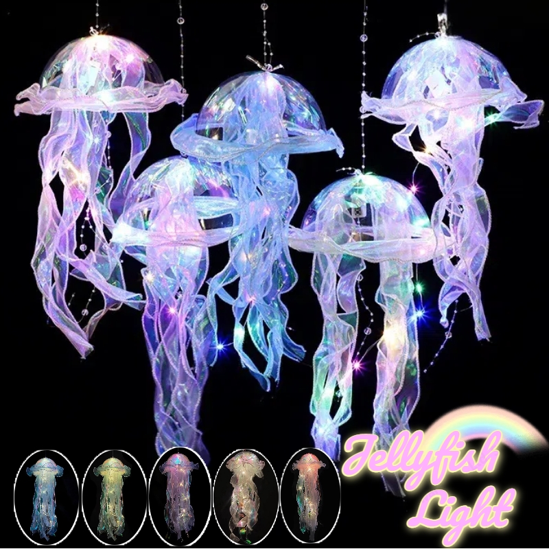 Outdoor Lighting Jellyfish - Degrade Denizanası LED Gece Lambası El