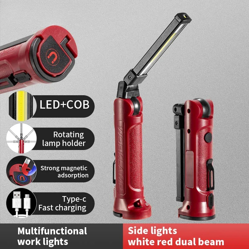 Outdoor Lighting Repair - COB LED Çalışma Işığı Şarj Edilebilir