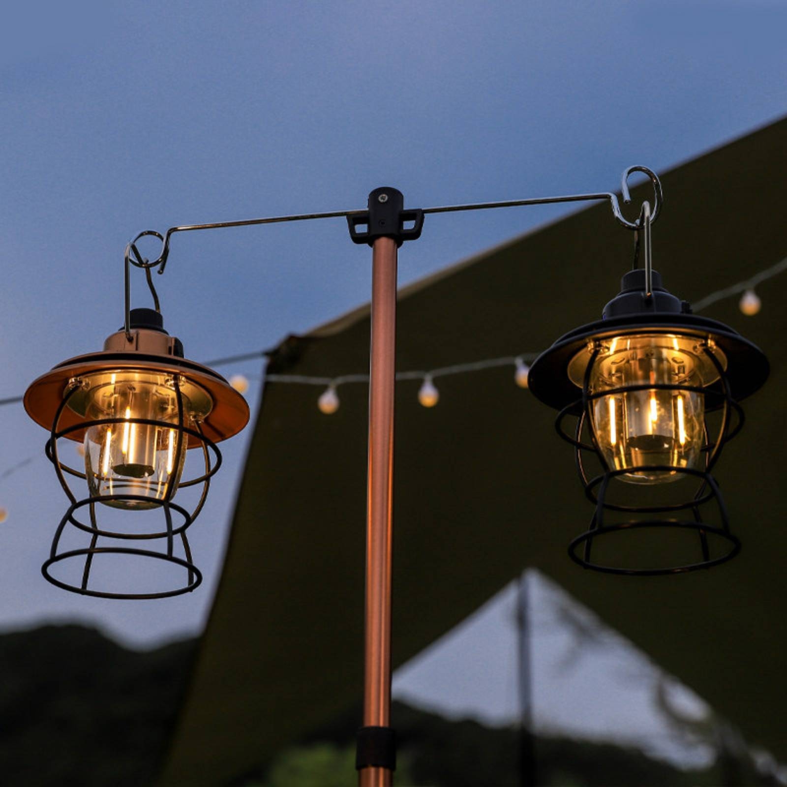 Outdoor Lighting Hooks - Kancalı Tripod Standı Teleskopik Asma Lamba