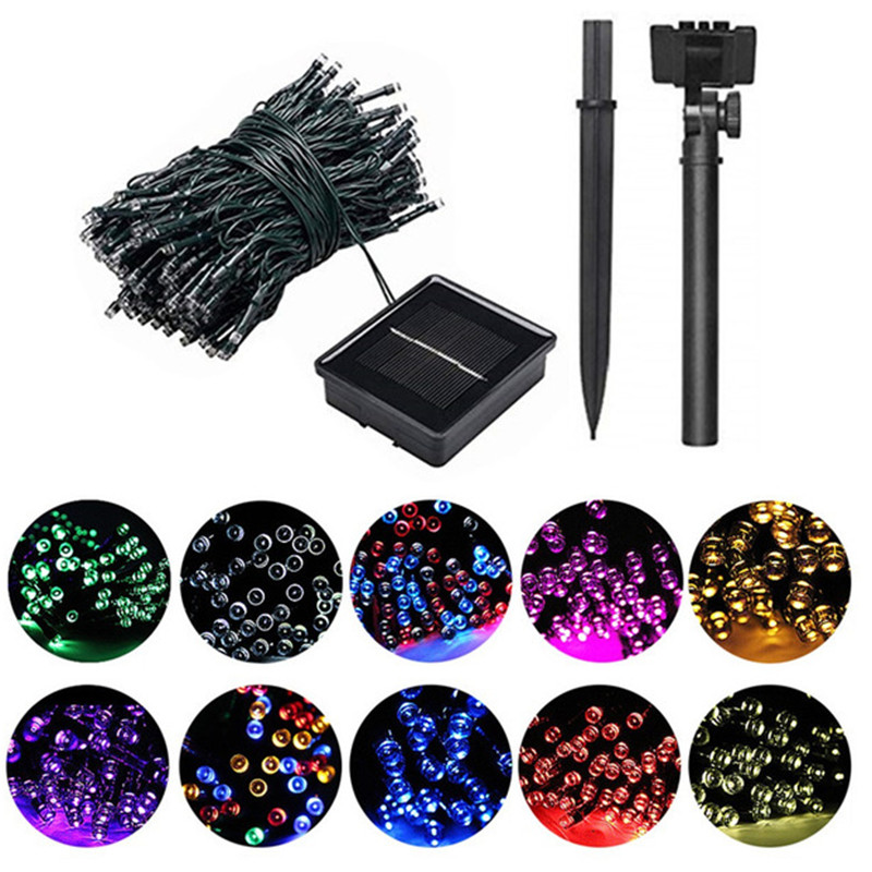 Outdoor Lighting For Front Of House - 50/100/200 Led Güneş Enerjili Peri Işıkları