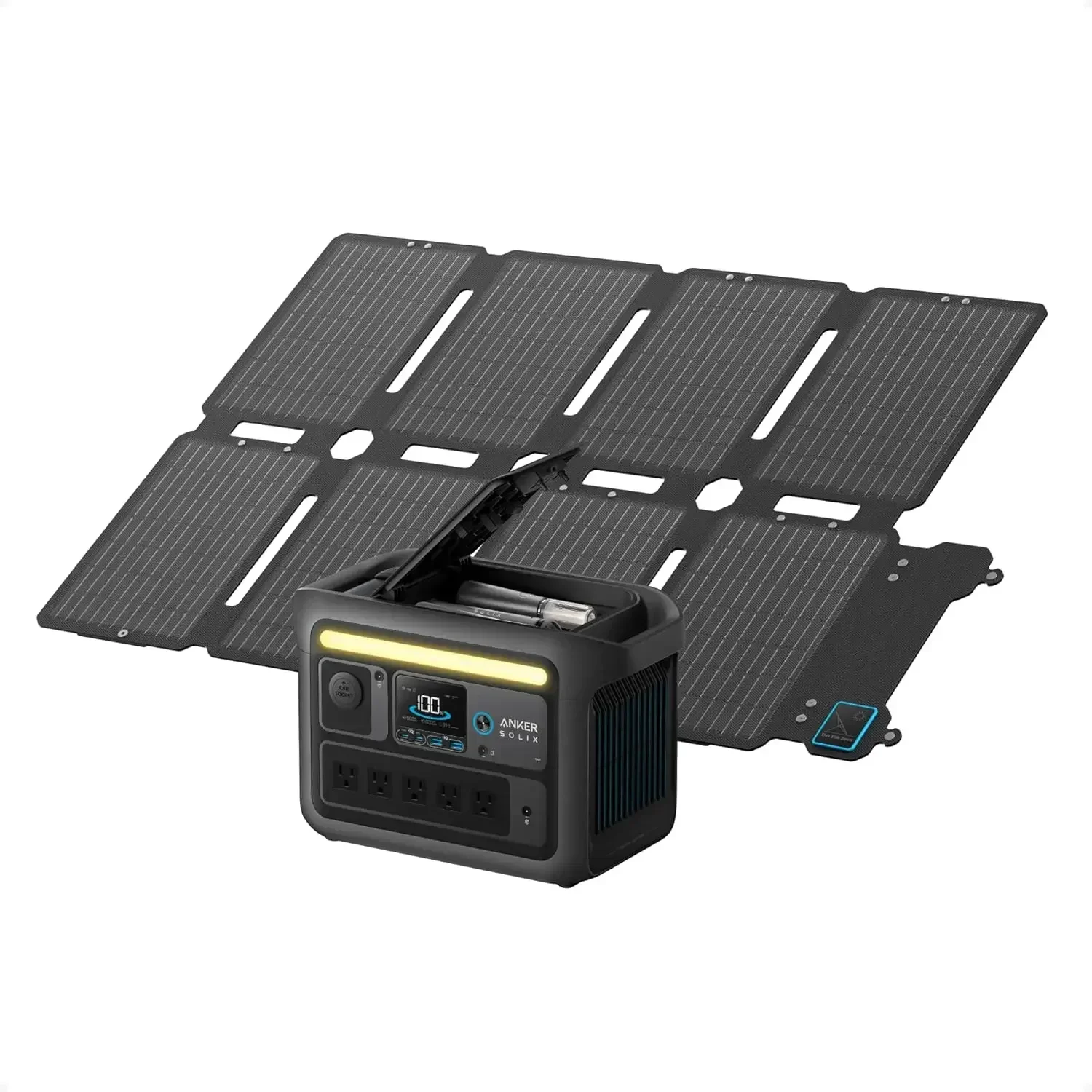 Outdoor Lighting Battery Powered - Anker SOLIX C800X Taşınabilir Güç İstasyonu,