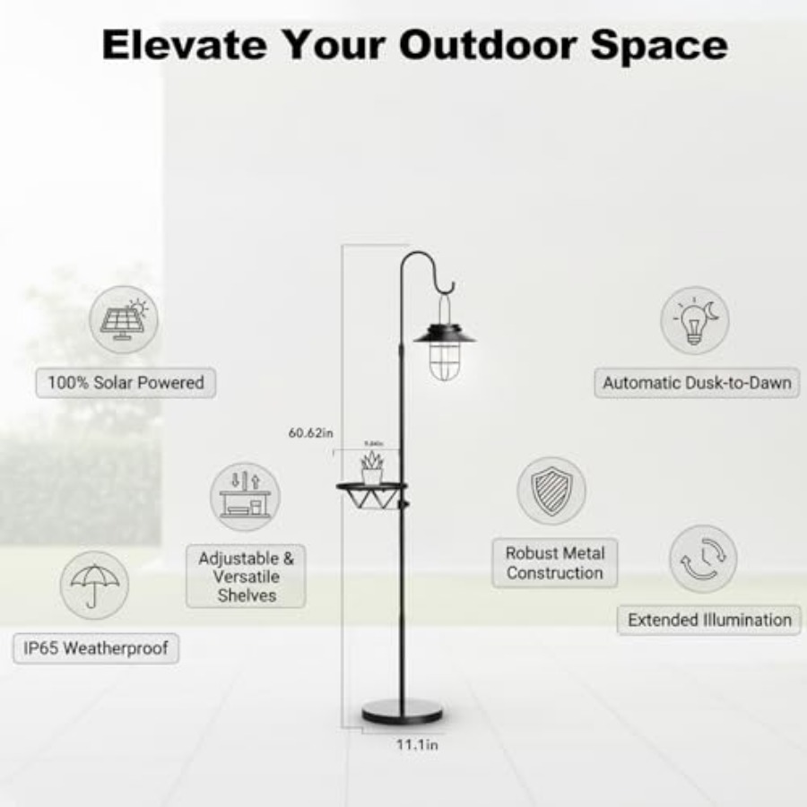 Güneş Enerjili Ayaklı Lamba ve - Outdoor Lighting Hooks incelemesi ve fiyatı