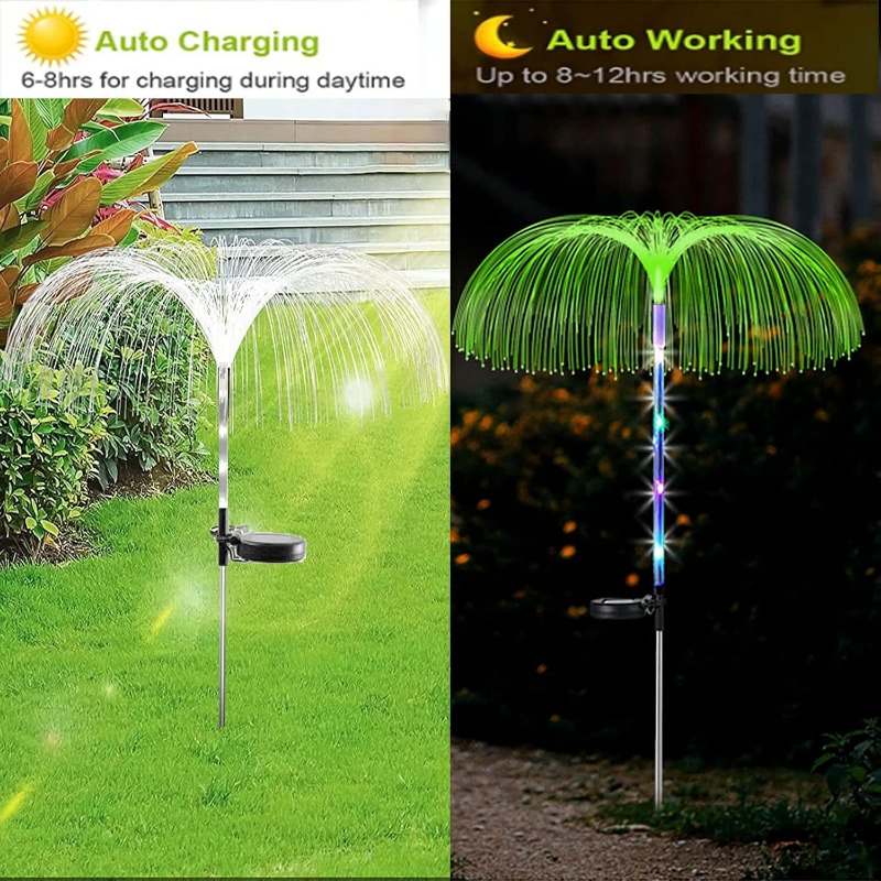Açık LED Güneş Işıkları 7 Renk - Outdoor Lighting Jellyfish incelemesi ve fiyatı