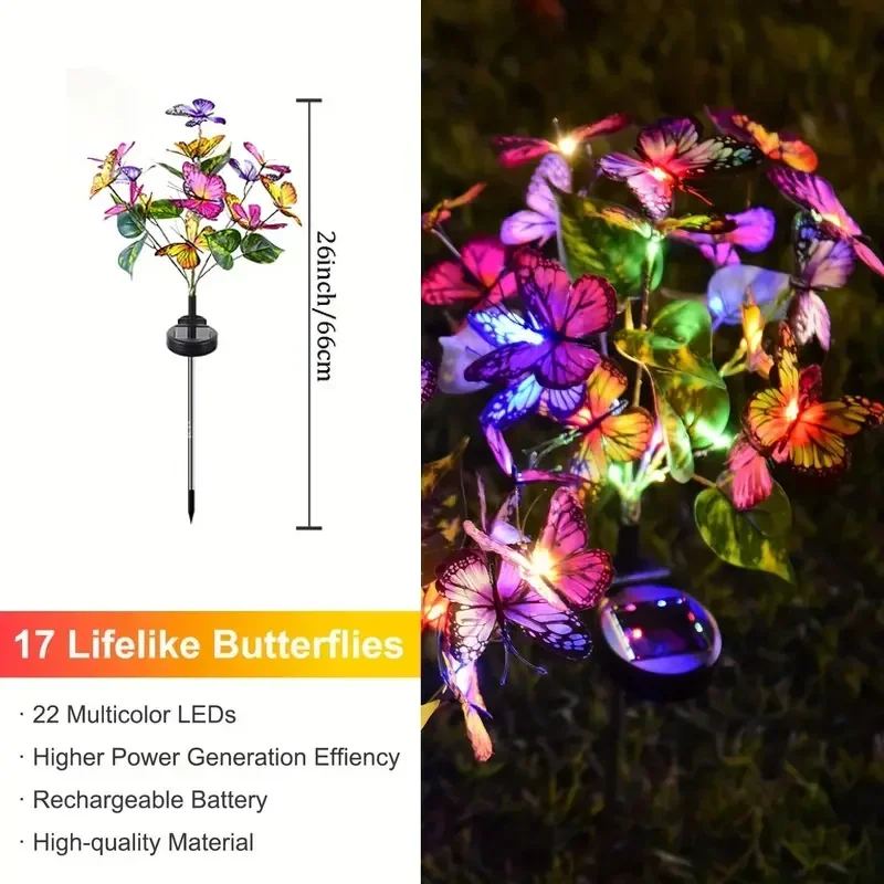 Güneş LED Kelebek Bahçe Işıkla - Outdoor Lighting Wire incelemesi ve fiyatı