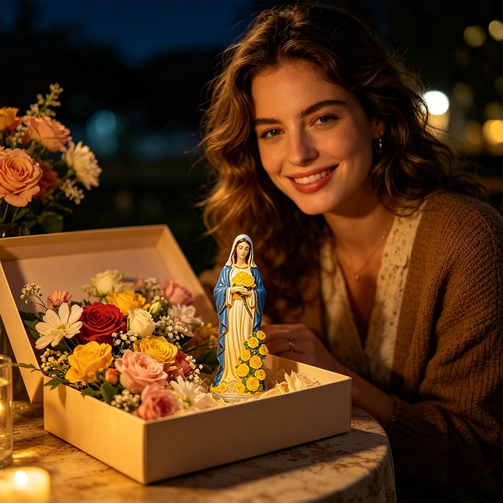 Meryem Ana Güneş Enerjili Heyk - Outdoor Lighting For Backyard incelemesi ve fiyatı