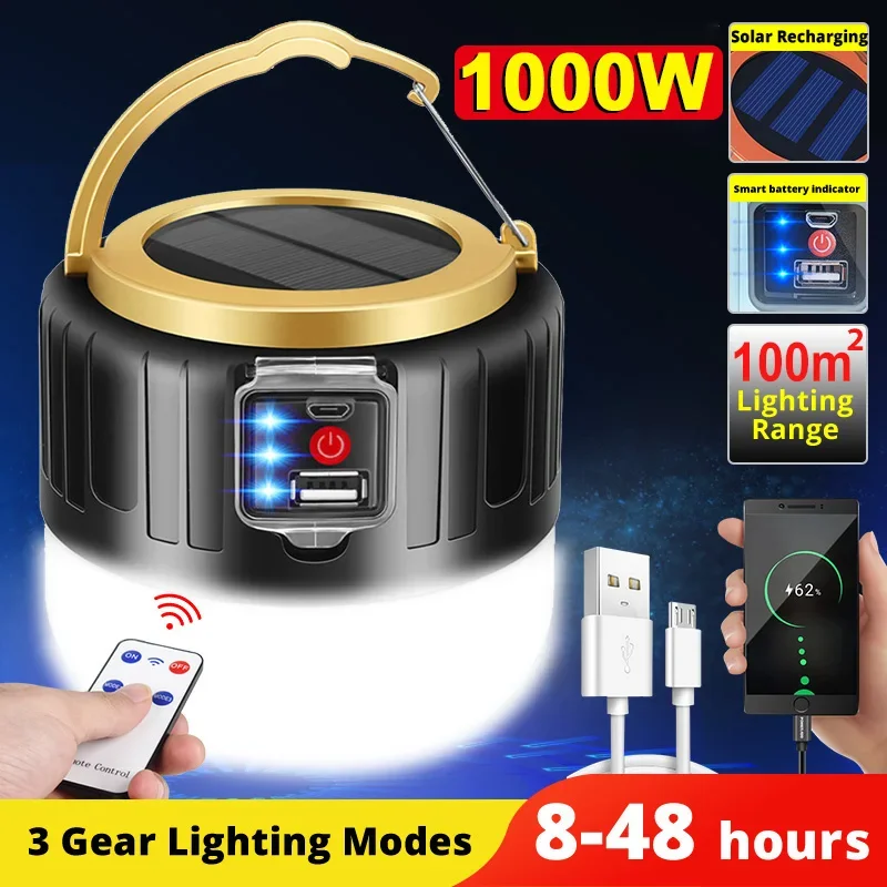 LED Güneş Kamp Işık Güç Bankas - Outdoor Lighting Wire incelemesi ve fiyatı