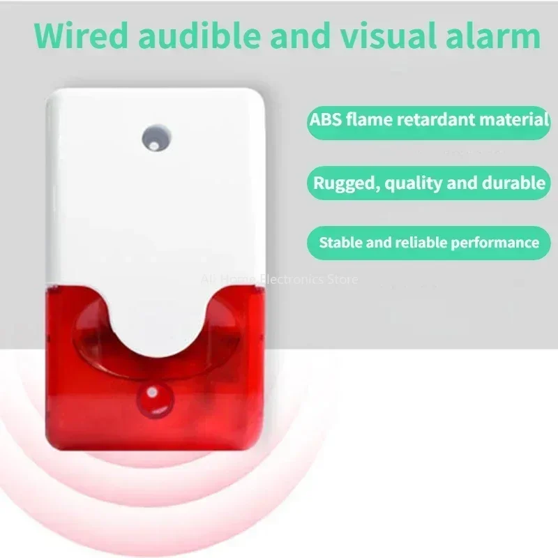 Strobe Siren Alarmı 103 dB Kor - Outdoor Lighting Wire incelemesi ve fiyatı