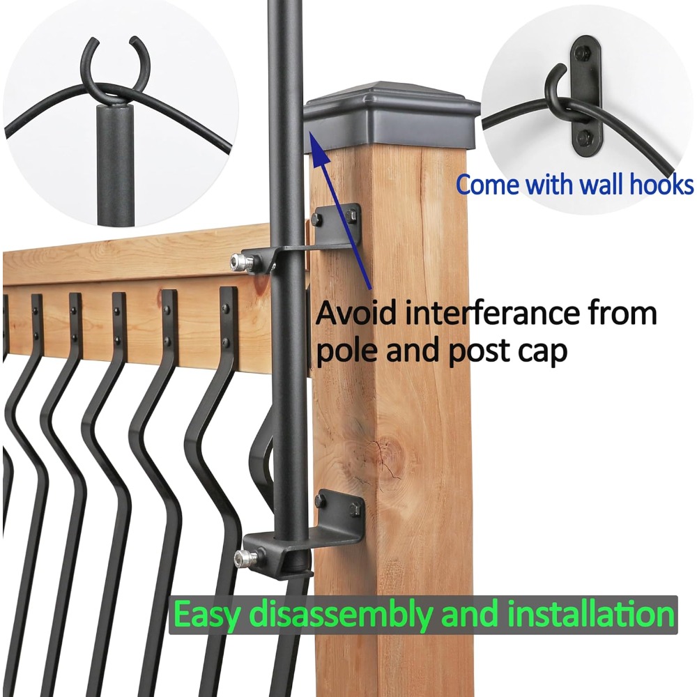 2'li paket ip ışık direkleri - - Outdoor Lighting Hooks incelemesi ve fiyatı