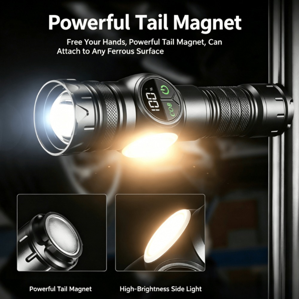 Beyaz Işık LED El Feneri Tip-C - Outdoor Lighting Repair incelemesi ve fiyatı