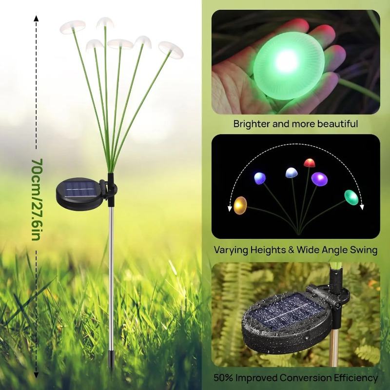 Güneş Enerjili Bahçe Lambaları - Outdoor Lighting Jellyfish incelemesi ve fiyatı
