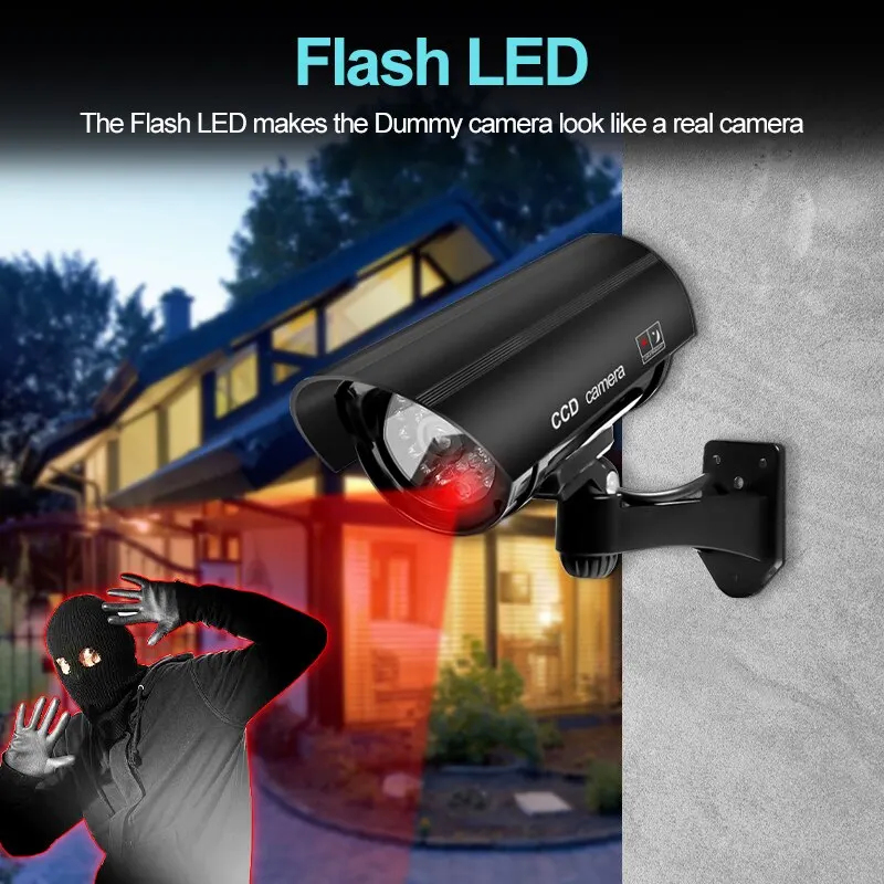 1PC Sahte Güvenlik Kamerası Su - Outdoor Lighting Wire incelemesi ve fiyatı