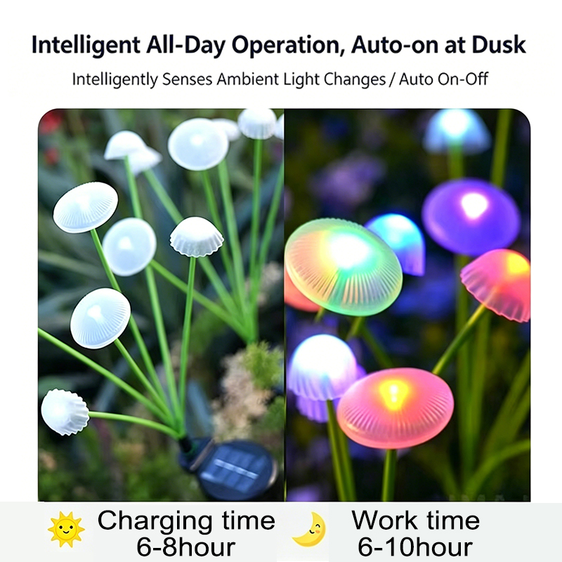 6LED Güneş Işıkları Açık Bahçe - Outdoor Lighting Jellyfish incelemesi ve fiyatı