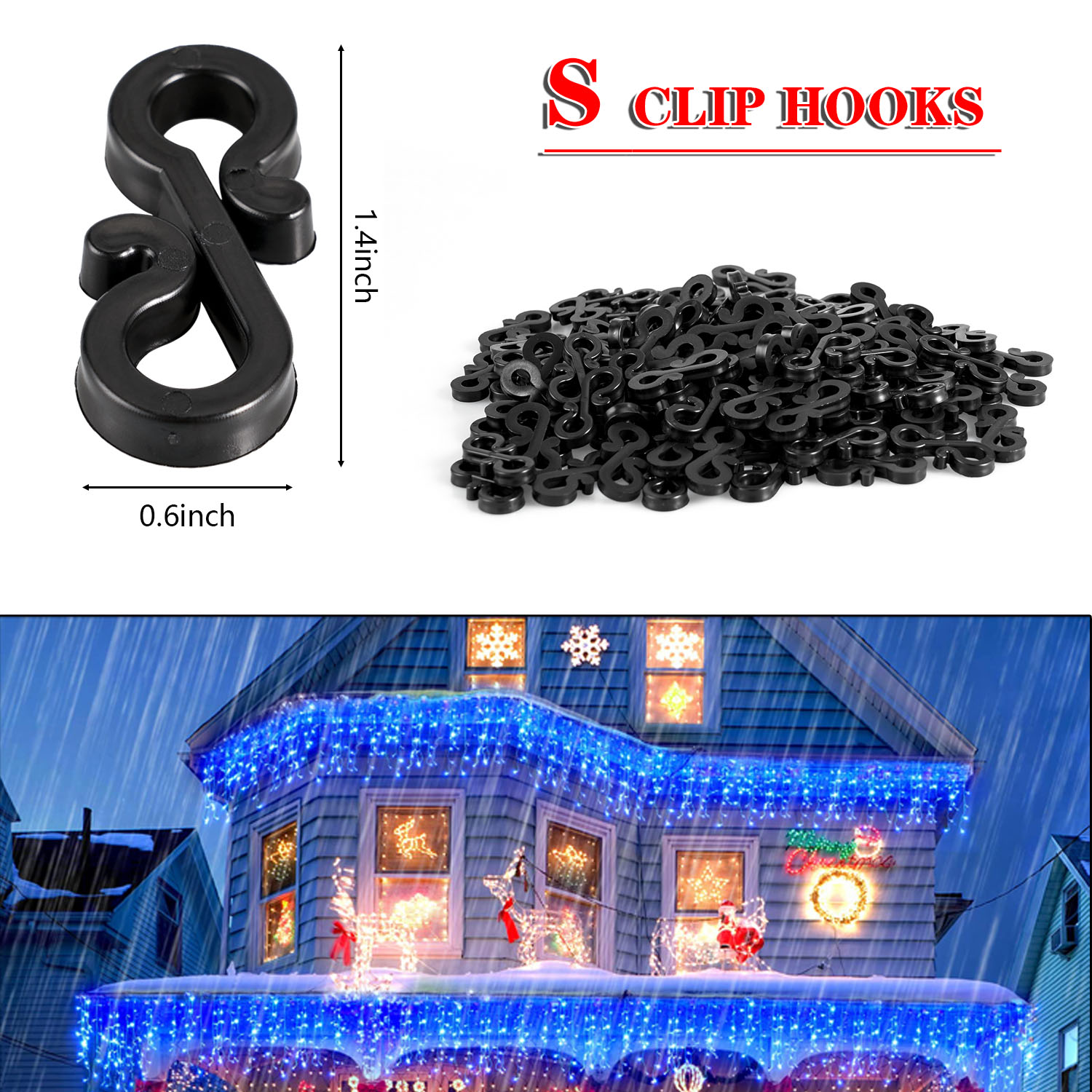 120 adet plastik kanca oluk ka - Outdoor Lighting Cable incelemesi ve fiyatı