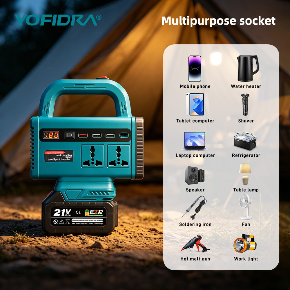 YOFIDRA 220V Taşınabilir Güç İ - Outdoor Lighting Battery Powered incelemesi ve fiyatı