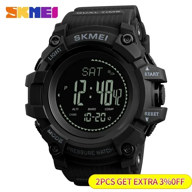 SKMEI 1358 altimetre hava izci - Outdoor Lighting Timer incelemesi ve fiyatı