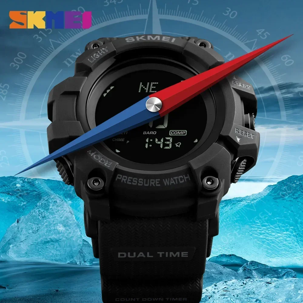 SKMEI 1358 altimetre hava izci - Outdoor Lighting Timer incelemesi ve fiyatı