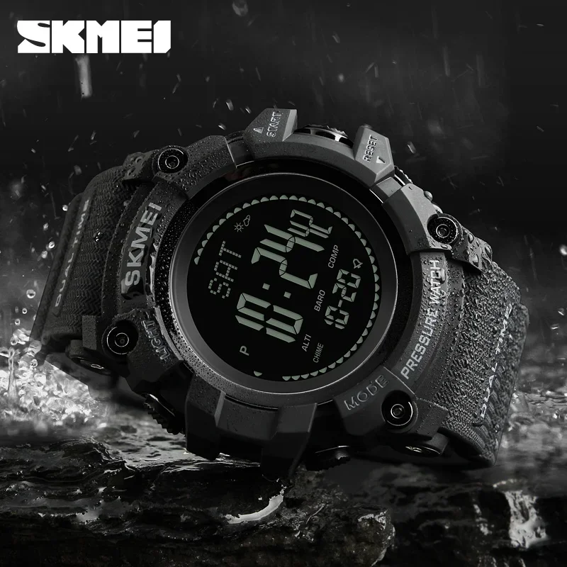 SKMEI 1358 altimetre hava izci - Outdoor Lighting Timer incelemesi ve fiyatı