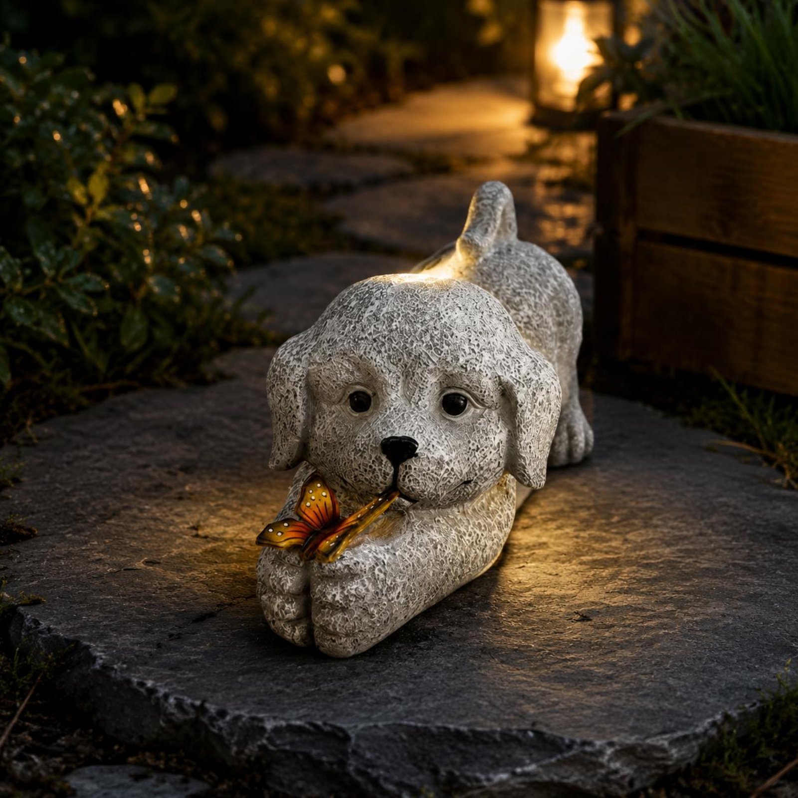 Güneş Enerjili Köpek Heykeli R - Outdoor Lighting Wire incelemesi ve fiyatı